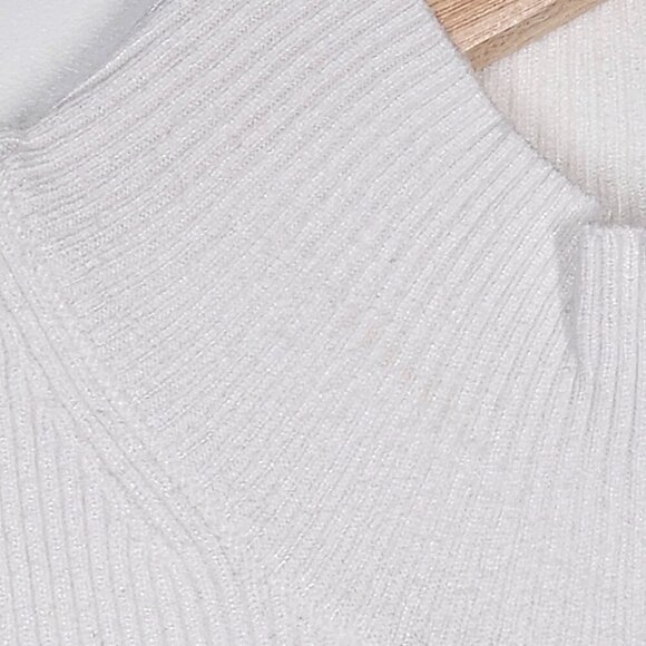 Madewell The Signature Knit Mockneck Sweater Tank Top NM587 White Women XXS‎ NWT - Picture 9 of 15